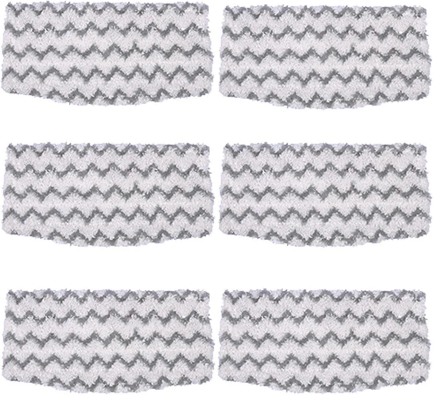 6 packs of S1000 Microfiber Pads for Shark Steam Mop Hard Floor Cleaner Model S1000A S1000 S1000C S1000WM.