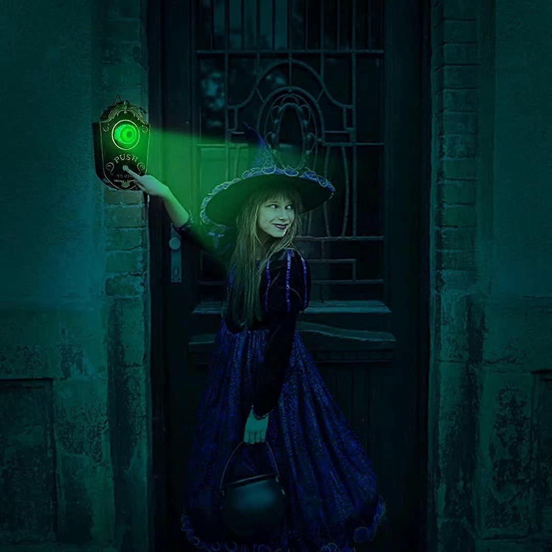 Witch Doorbell With Moving Tongue main image 0