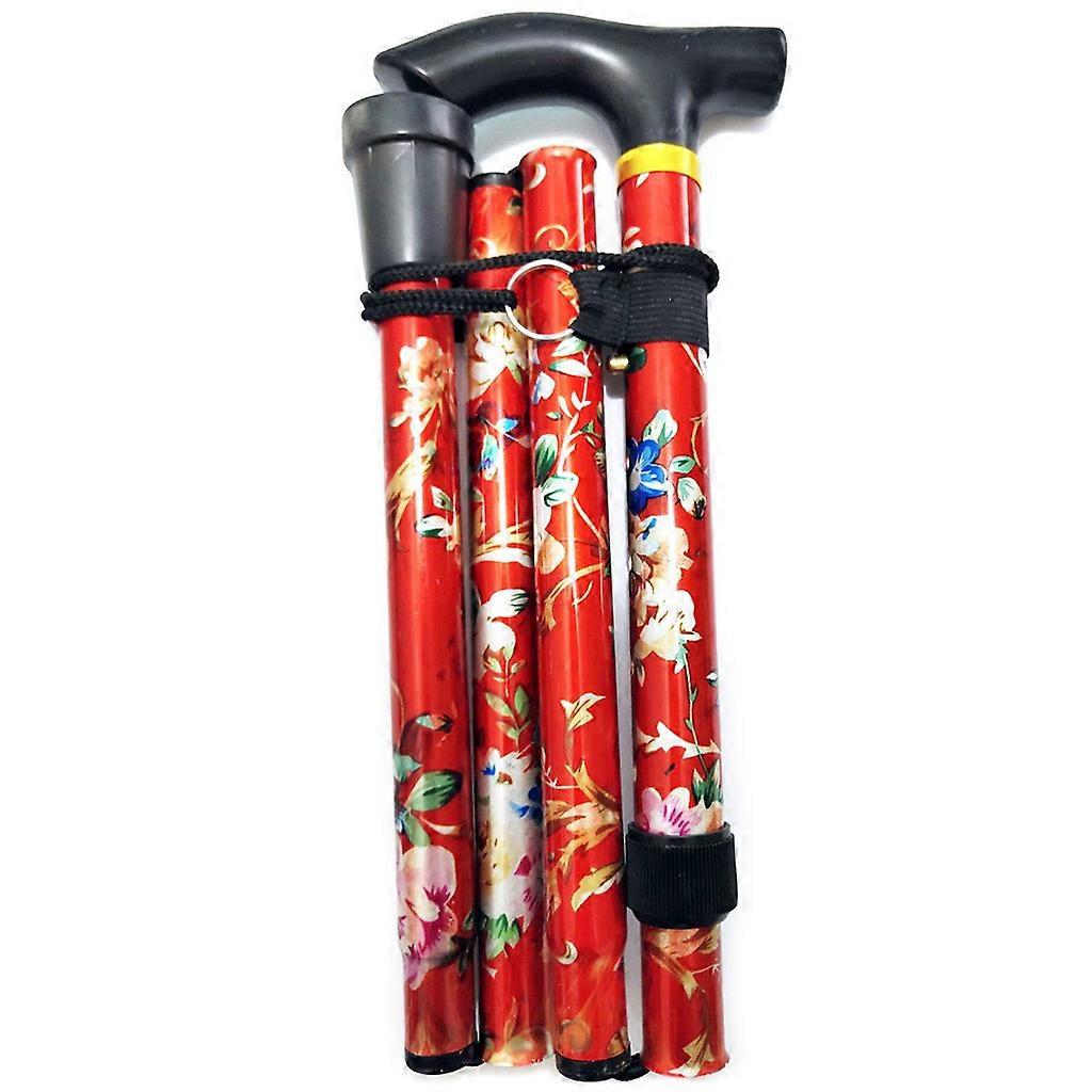 Walking Stick Ultralight Adjustable Walking Cane Self Standing Folding Cane