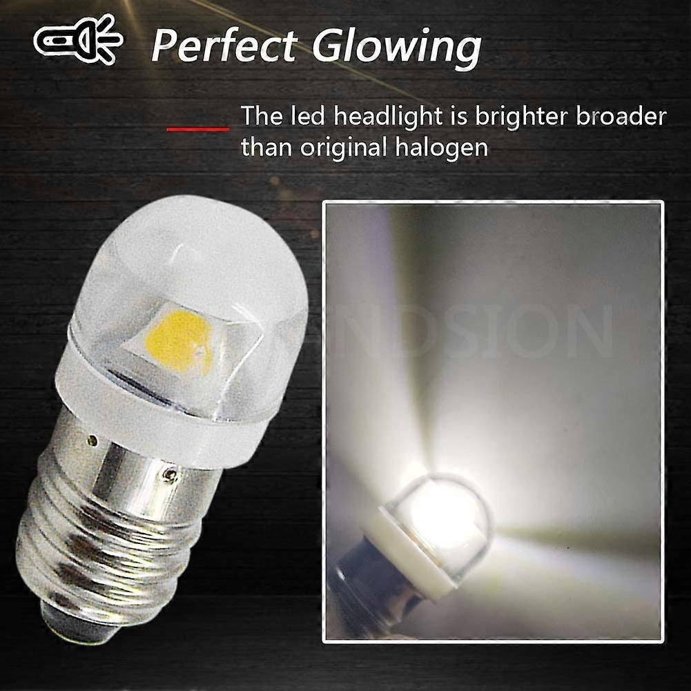 GutReise AC/DC E10 Lapadine, 10 Pz 6V Bianco Freddo E10 Lapadine Di - Foto 2