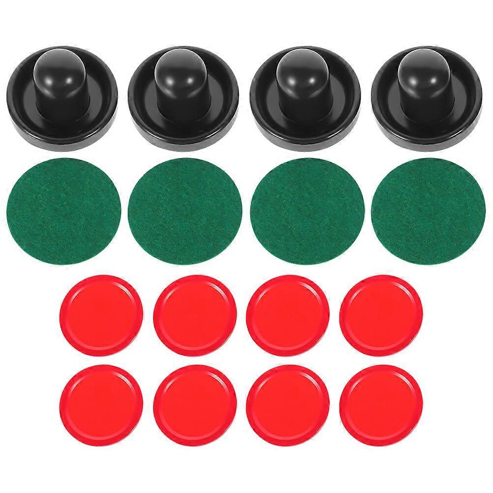 2 Set of Ice Hockey Pushers Pucks Replacement Accessories Game Tables Ice Hockey Pucks Parts Set