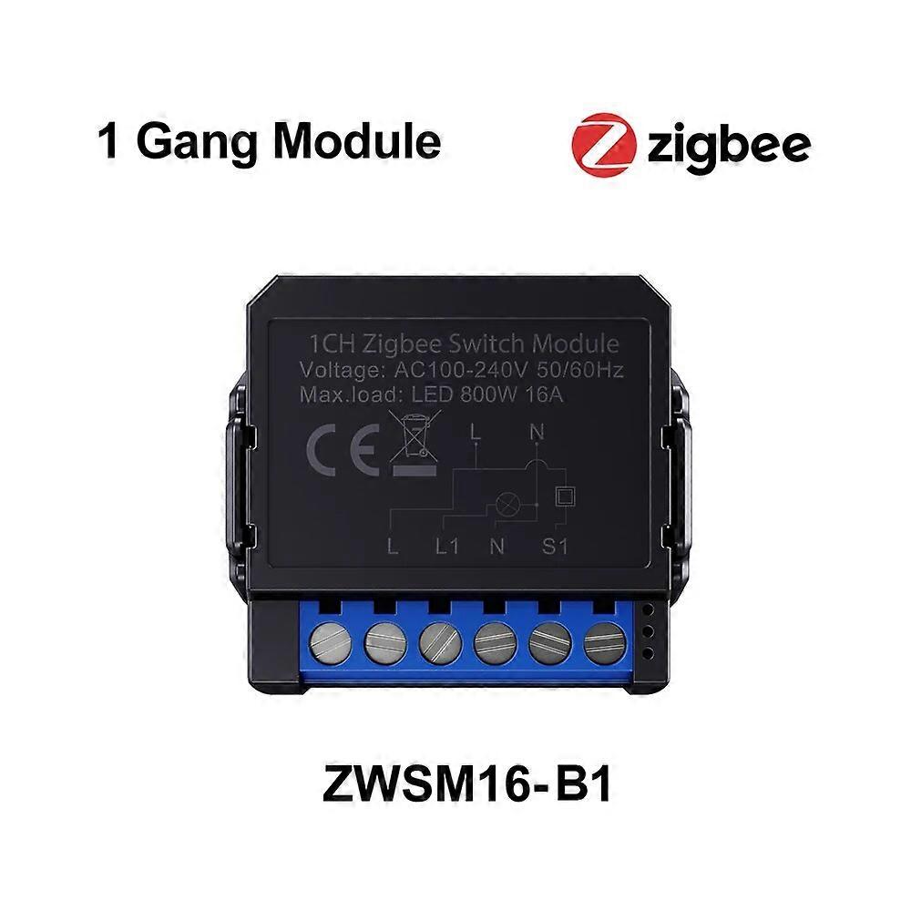 AVATTO Tuya Smart Zigbee Switch Module 2 Way Control, Smart Home 1/2/3/4 Gang Automation DIY Breaker Work for Alexa Google Home