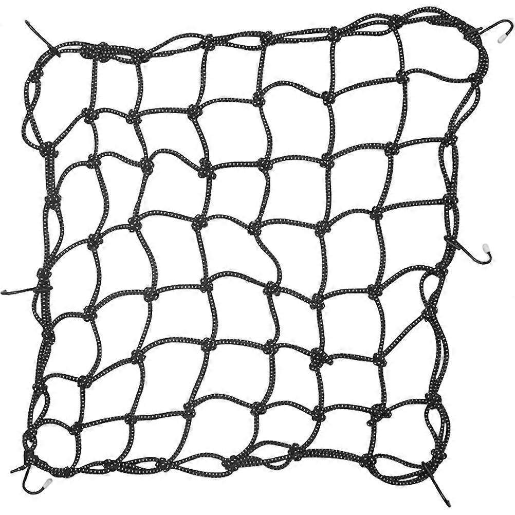 1 Set of Heavy-duty Bike Cargo Net Elastic Motorcycle Mesh Net Luggage Bungee Cord