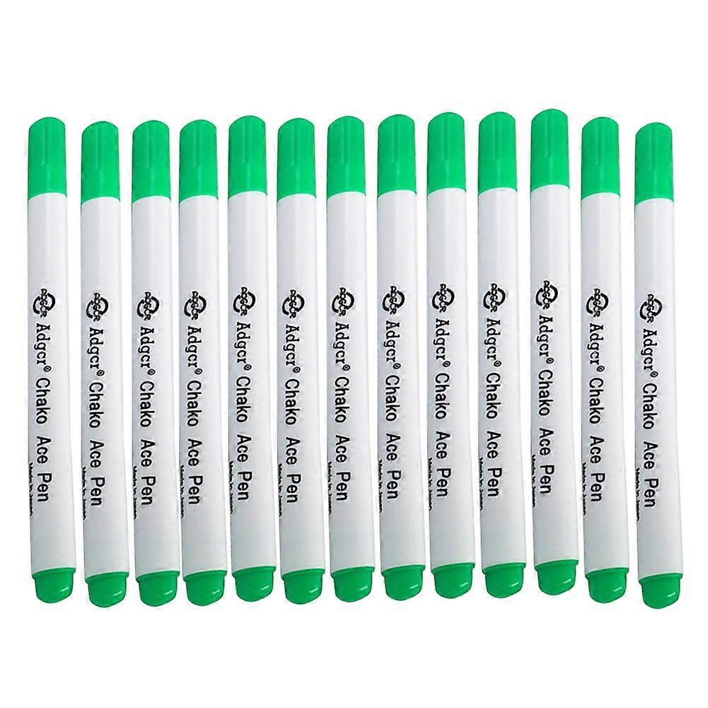 12Pcs Fabric Marker Water Soluble Automatically Fade Disappear Pen Sewing Tool
