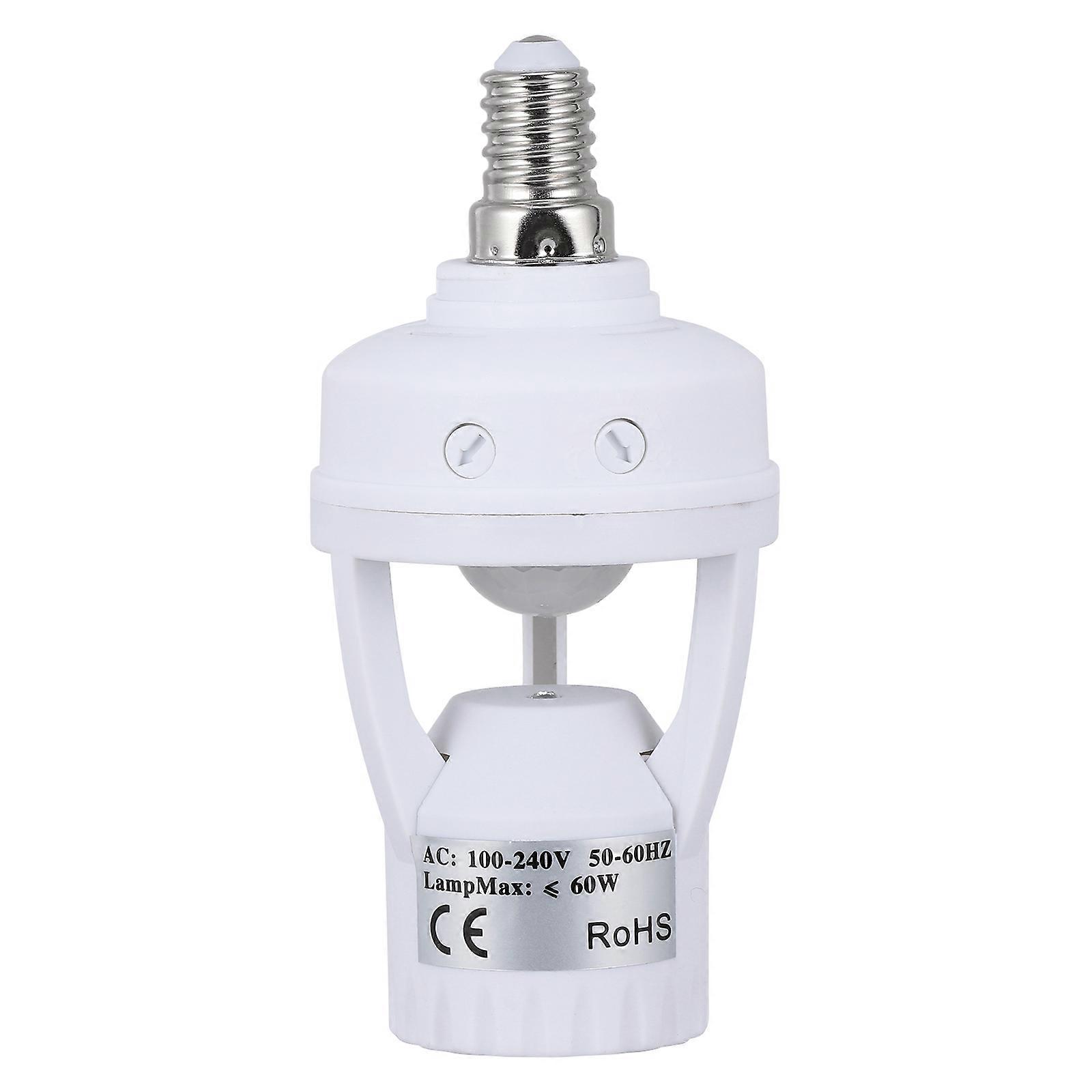 1Pc E27 Infrared Bulb Holder E14 to E27 Converter E27 Light Bulb Adapter