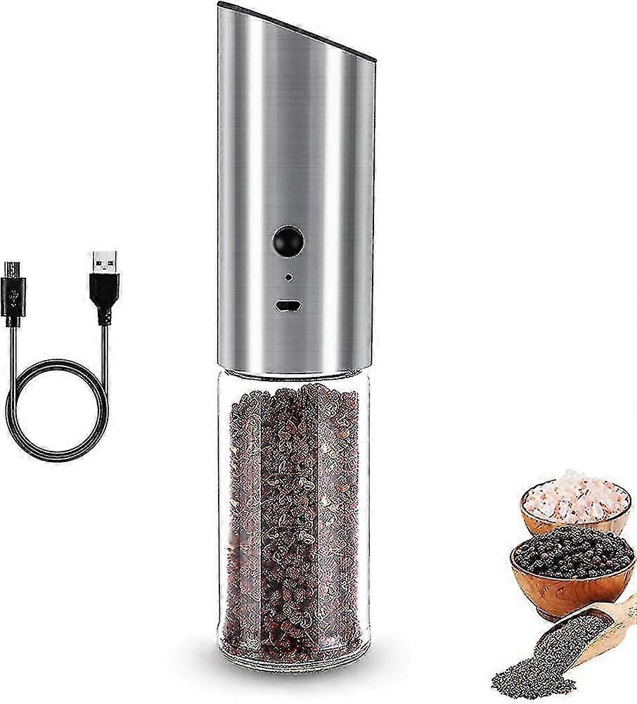 Pepper Mill Electric Rechargeable, Electric Pepper Mill, Gravity Automatic