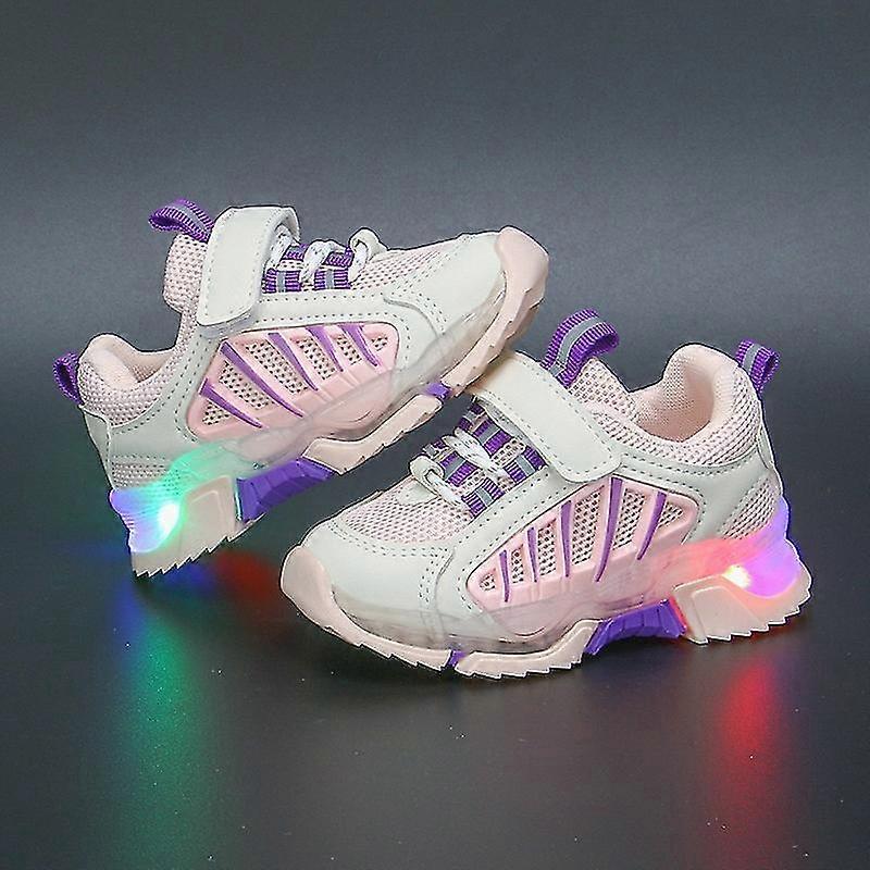Garçons Baskets Lumineuses Chaussures Brillantes Filles Chaussures