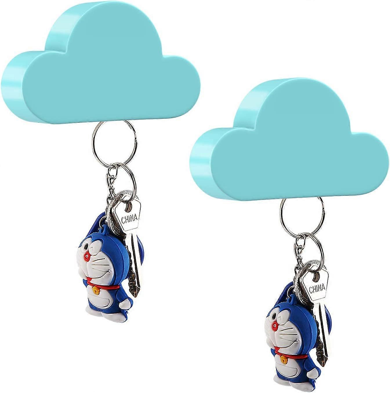 New,suitable Magnetic key holder, 2 pieces of magnetic key holder storage box, self-adhesive keychain