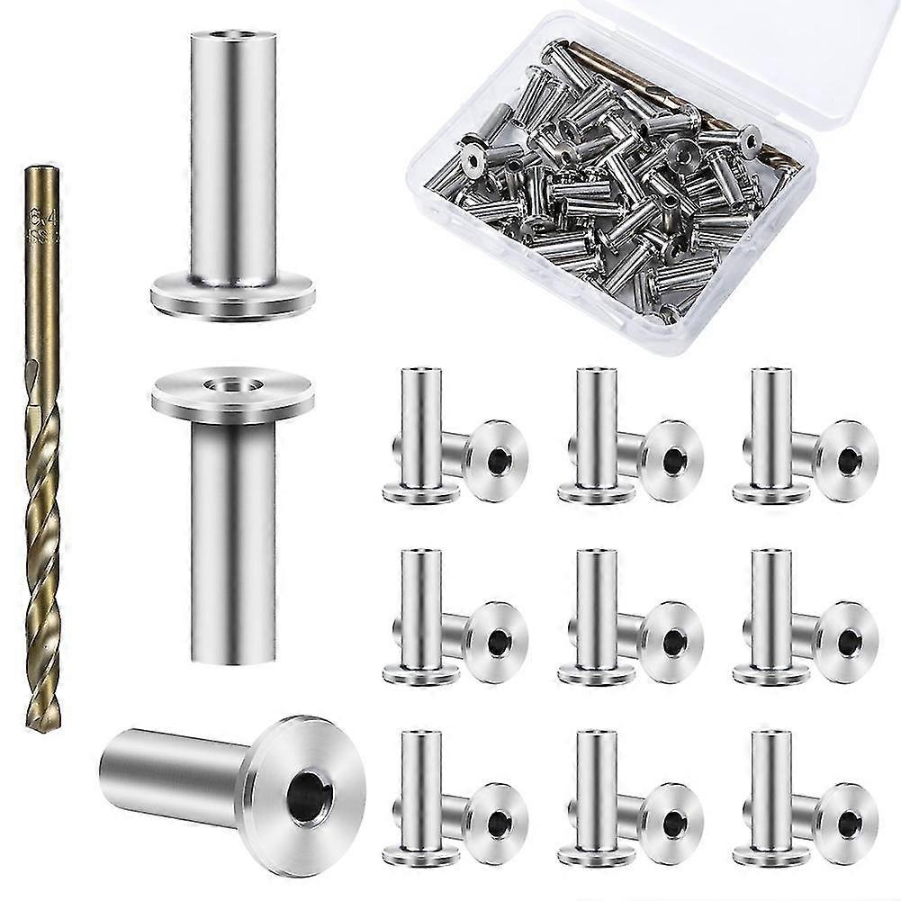 60pcs Cable Railing Hardware For 1/8 Inch Deck,wire Rope Cable Railing Tools Cable Railing Kit For