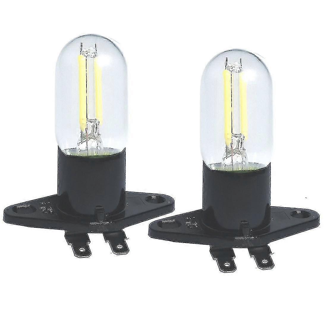 2X LED Z187 Microwave Oven Refrigerator Bulb