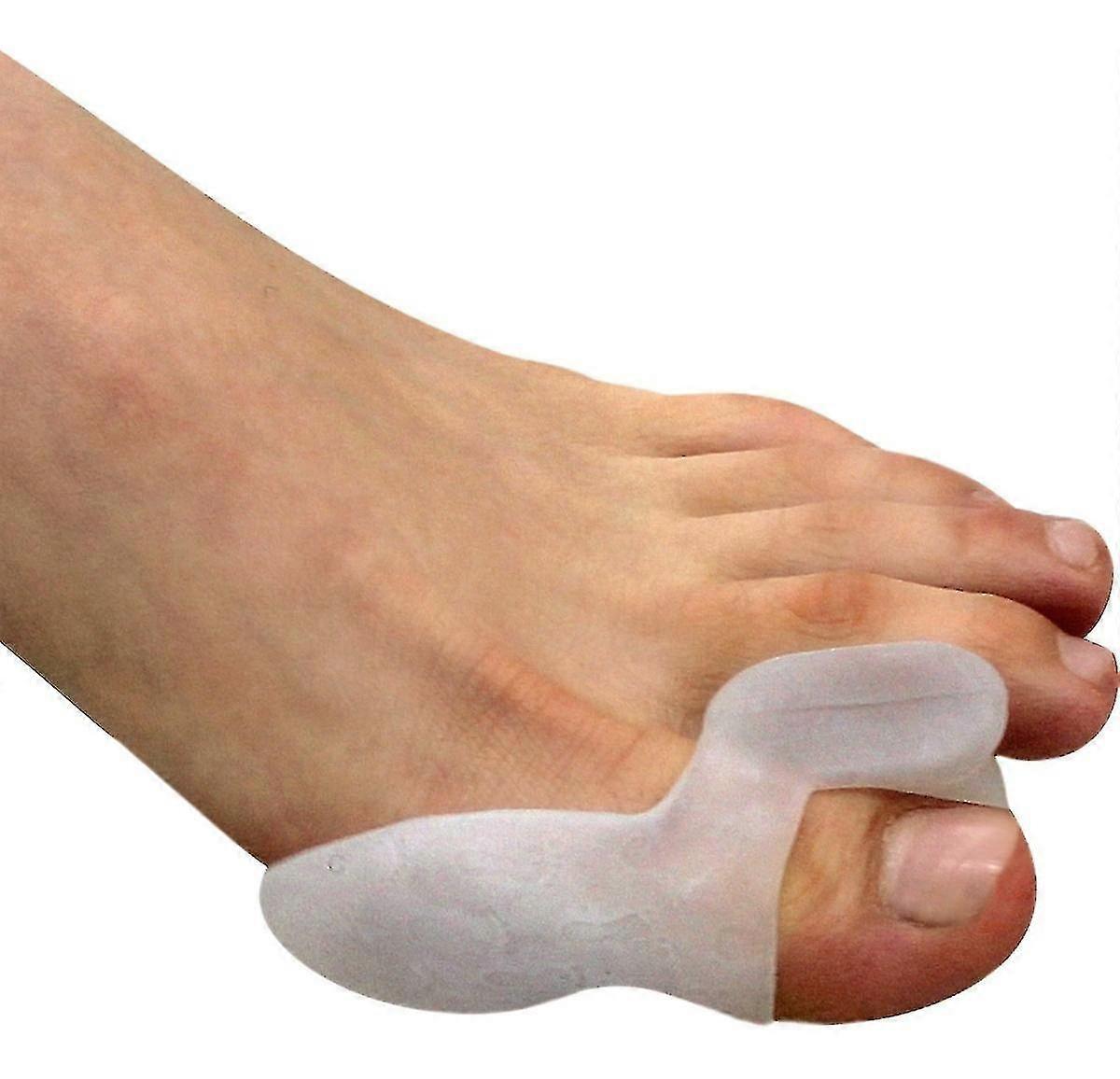 Toe Corrector Separator Side Bun,bun Corrector Toe Corrector Bun Orthosis Silic Toe Separator(:)(10pcs)