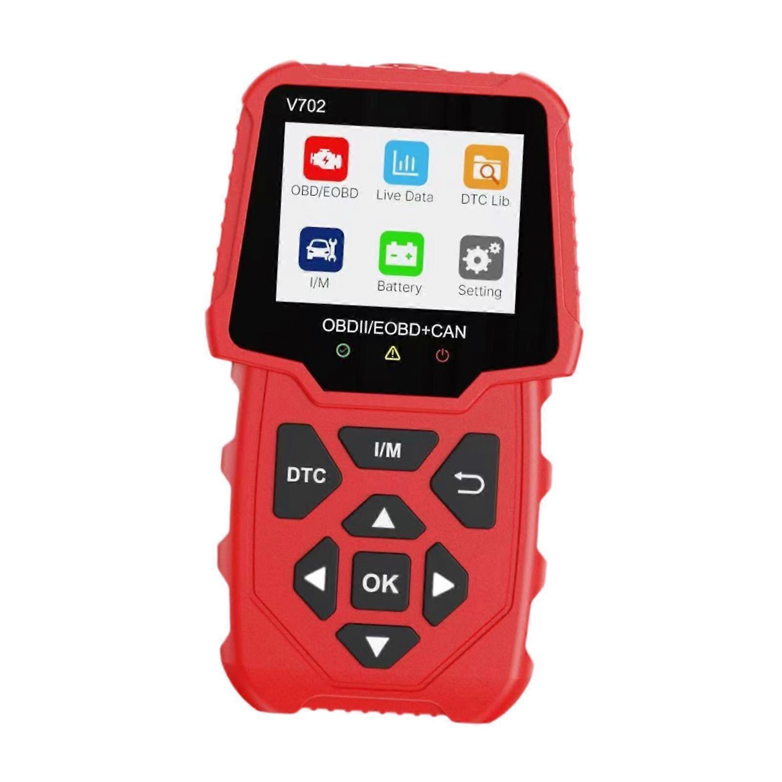 OBD2 Scanner Tester for Cars Portable for Engine Light Evap Live Data Tester
