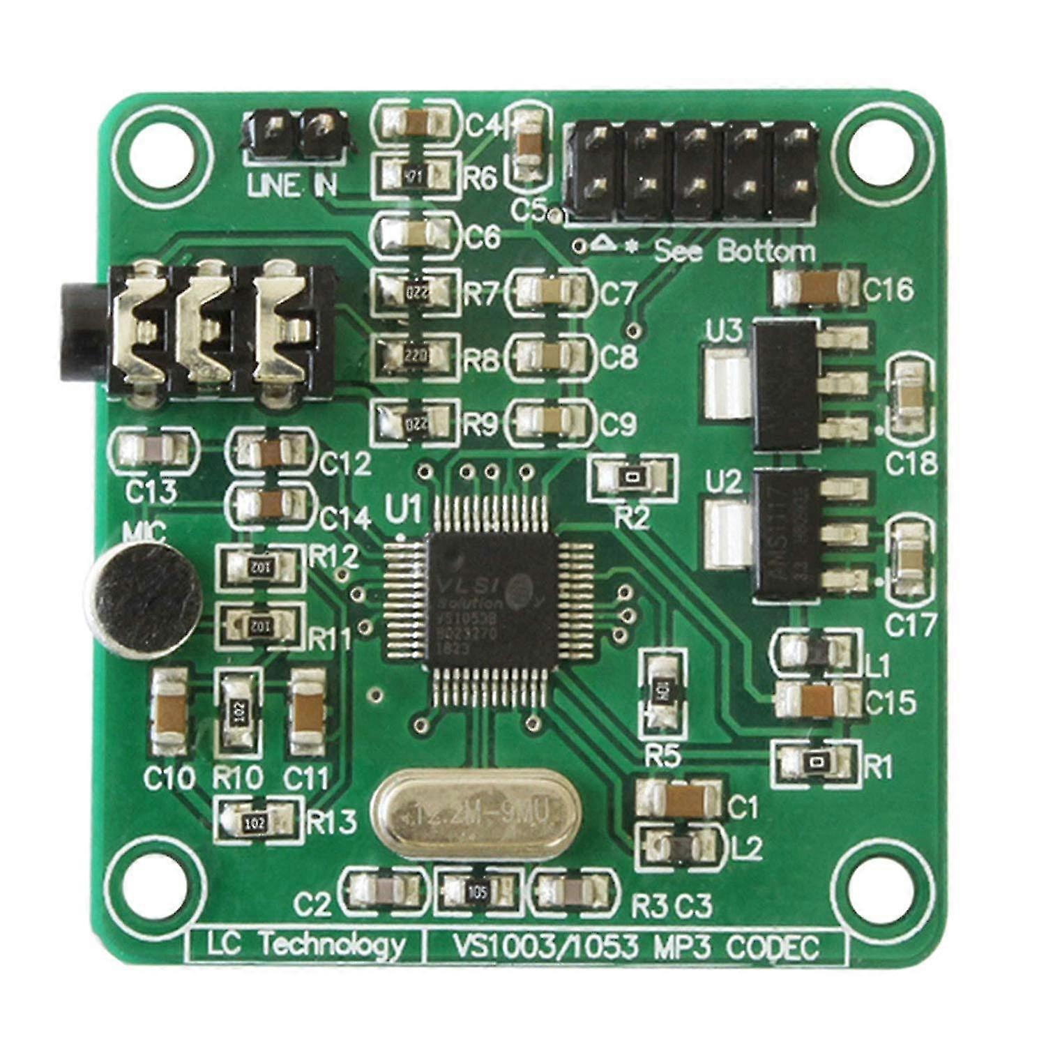 Vs1053 Mp3 Module Development Board met on-board opnamefunctie Spi Interface