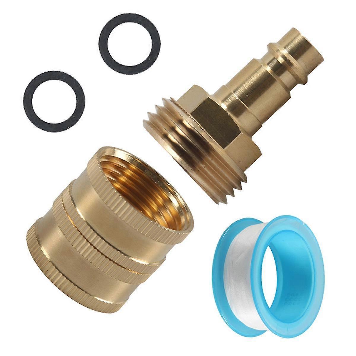 3/4 zoll Weibliche zu Weibliche Swivel Schlauch Adapter, 1/2In zu 3/4In Quick Connect für RV Außen Dusche F