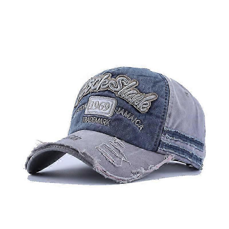 Baseball Cap Vintage Distressed 1969 Visor Embroidery Baseball Cap Unisex