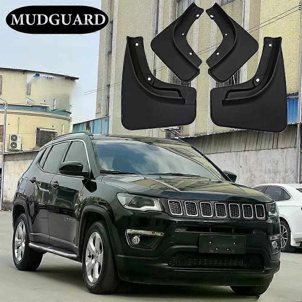 4X Mudguard For Jeep Compass 2017-2022 Front Rear Mudflaps Mudguards Car Accessories Auto Styline Splash Guard Fender