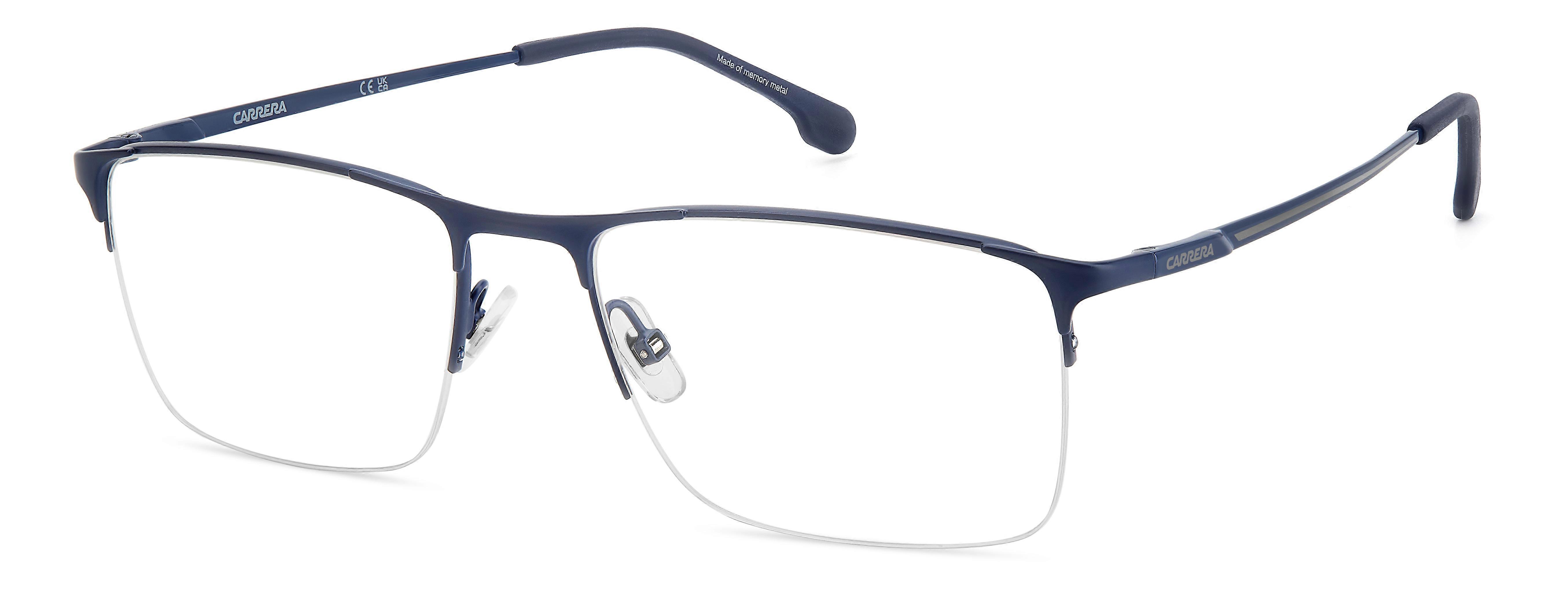 Eyewear Frames CARRERA CARRERA 8906 FLL MATTE BLUE 55/19/140 MAN