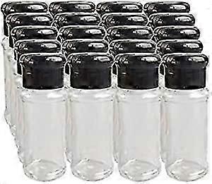 20PCS Plastic Spice Containers, Clear Spice Jars, Empty Plastic Spice Bottles