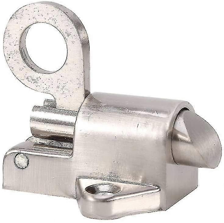 Zinc Alloy Automatic Latch Lock Pull Ring Spring Bounce Door Bolt For Home Window Gate Security