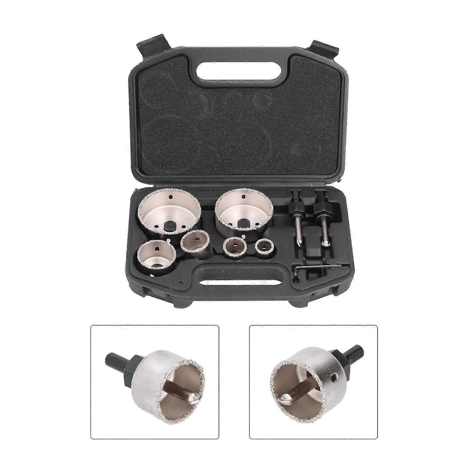 hole drill bit set 9Pcs Tile Drilling Hole Saw Metal Drill Bit Cutter Tool Set
