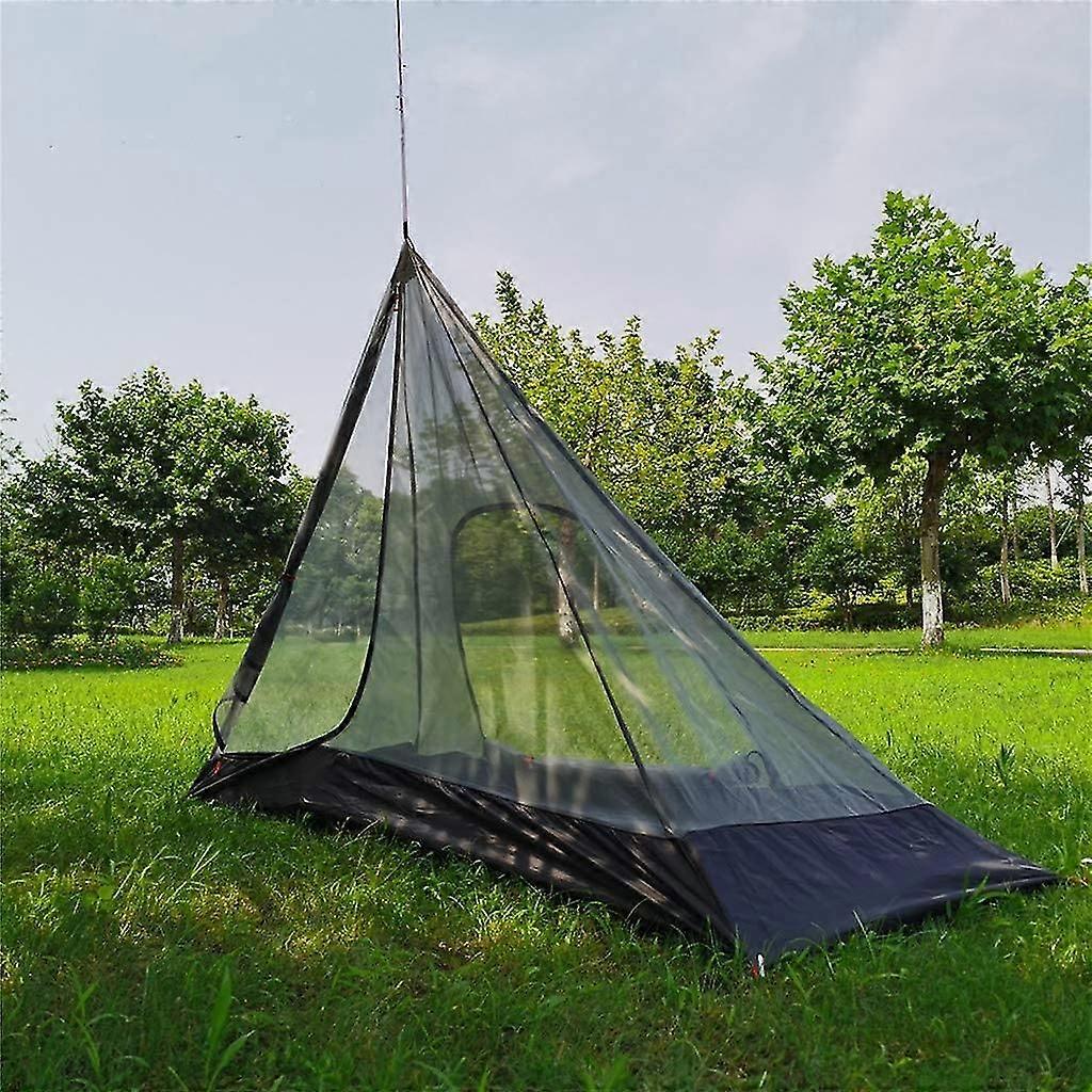 light Half Mesh Tent For Hot Tent 1-2 Person Mesh Camping
