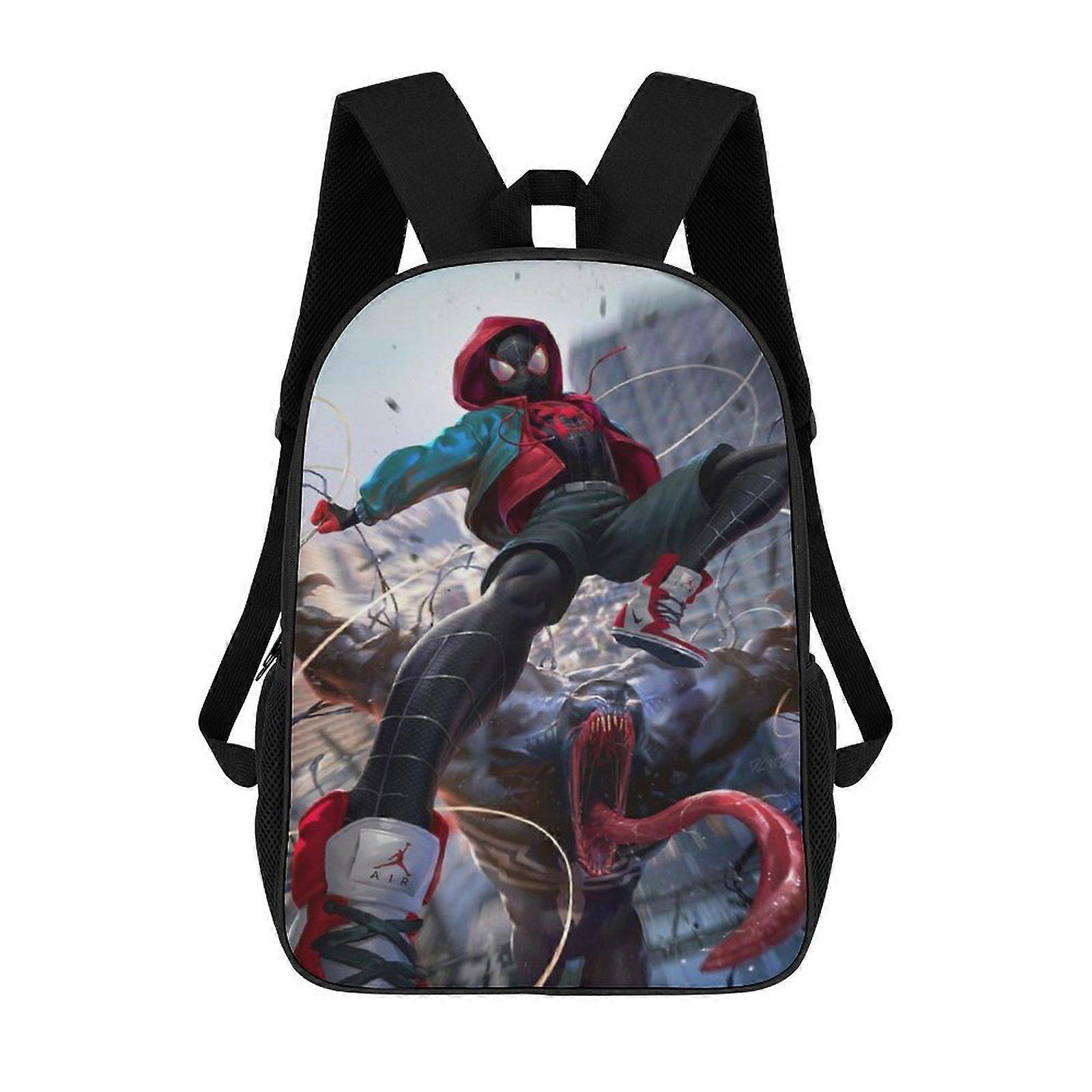 i2223 Miles Morales Backpack Shoulders DaypackBag Work Travel Classic Unisex Backpack kli2223