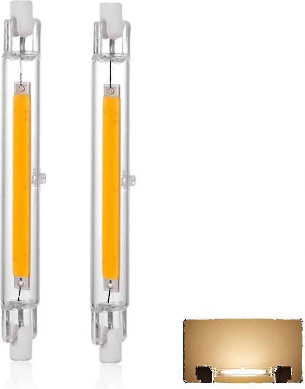 R7s Led Bulb 78-118mm 5-20w Dimmable, Warm White 3000k 3000lm, Linear Replace J118 300w Halogen Lamp