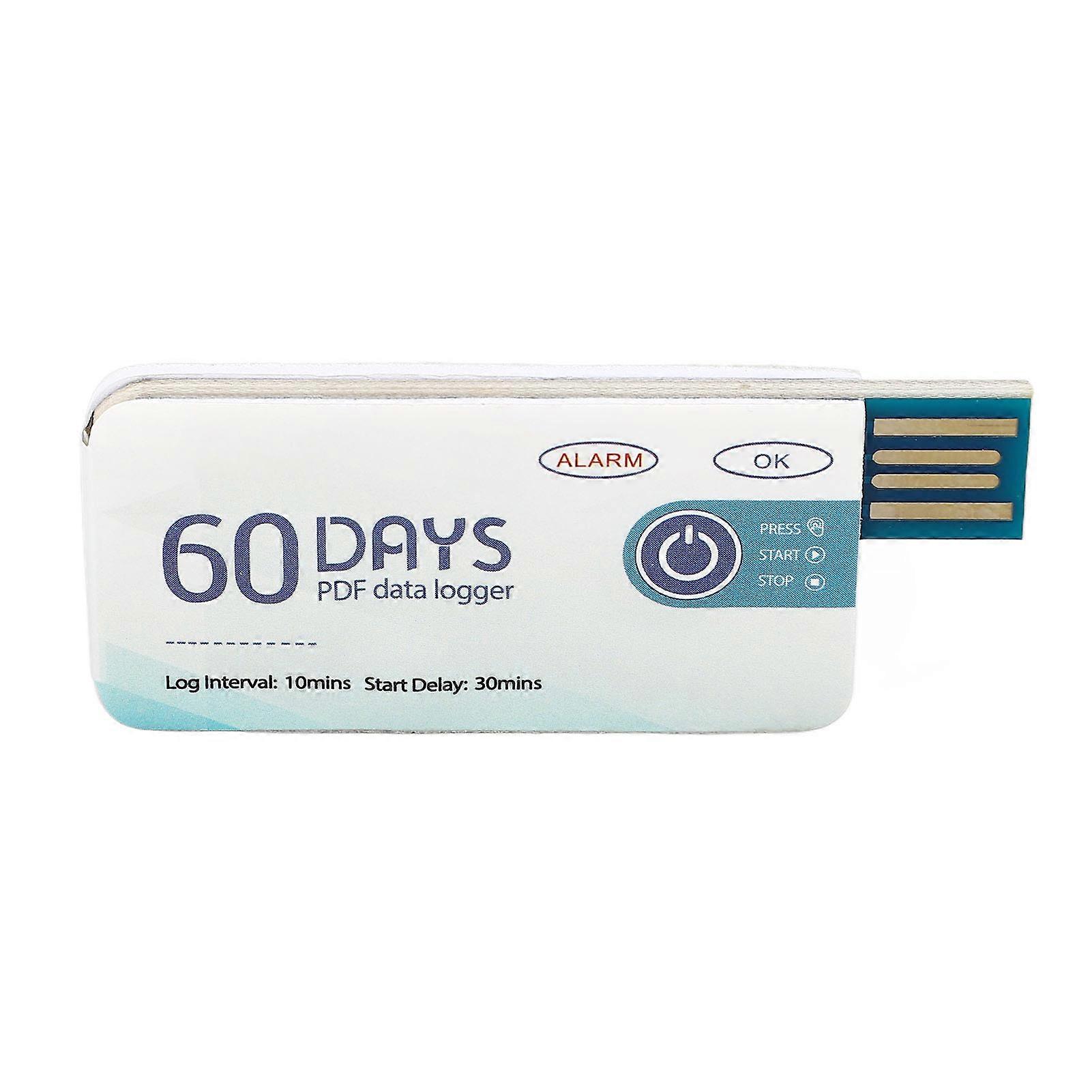 USB Temperature Data Recorder 10000 Groups Storage High Accuracy Disposable Portable Temperature Logger