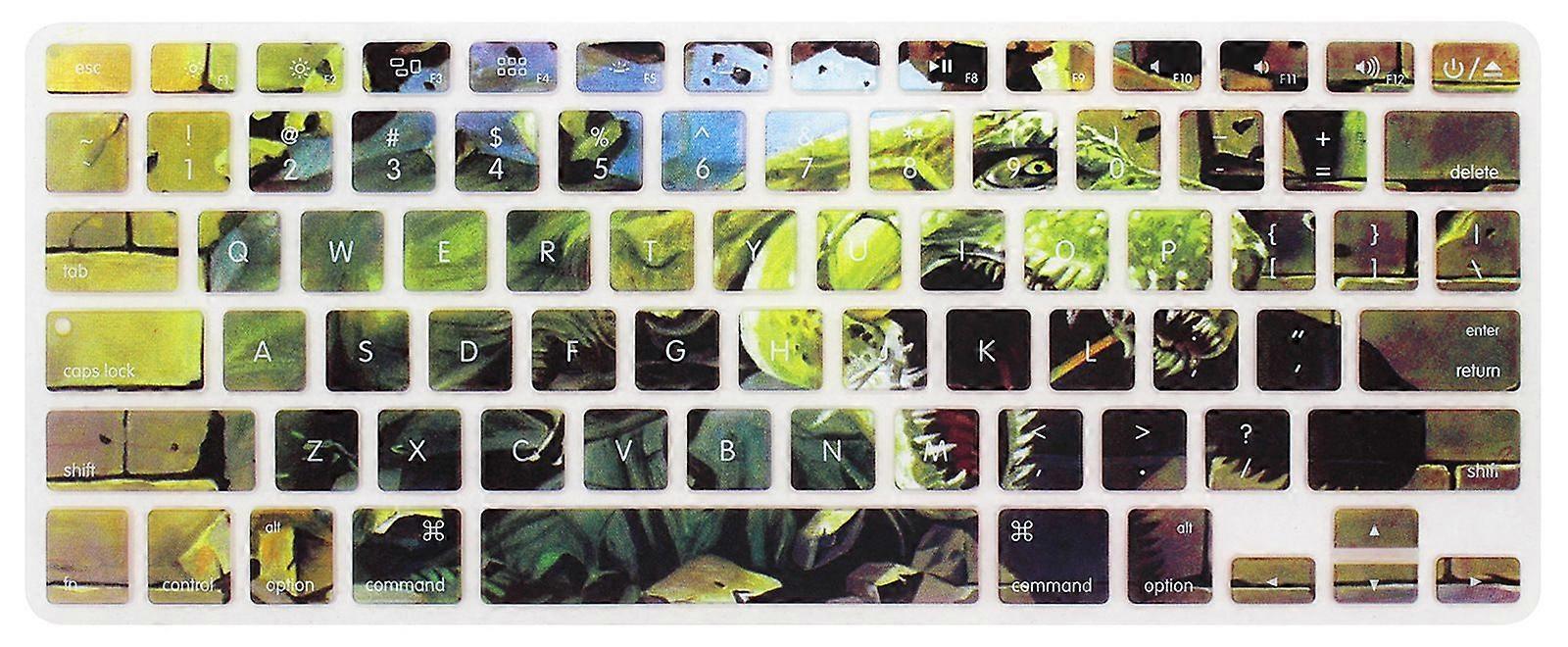 Suitable for MacBook Apple notebook keyboard film 13Air/15/17Pro colorful pattern keyboard protective film 3D Tyrannosaurus