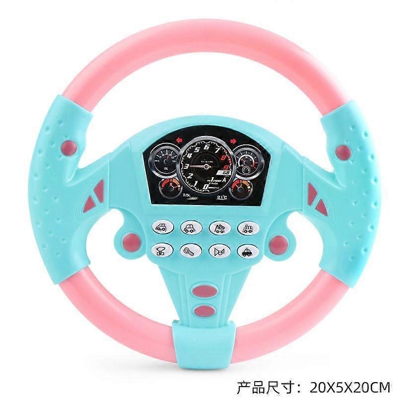 Co-pilot steering wheel simulator simulates car 360 degree rotation simulation driving toy