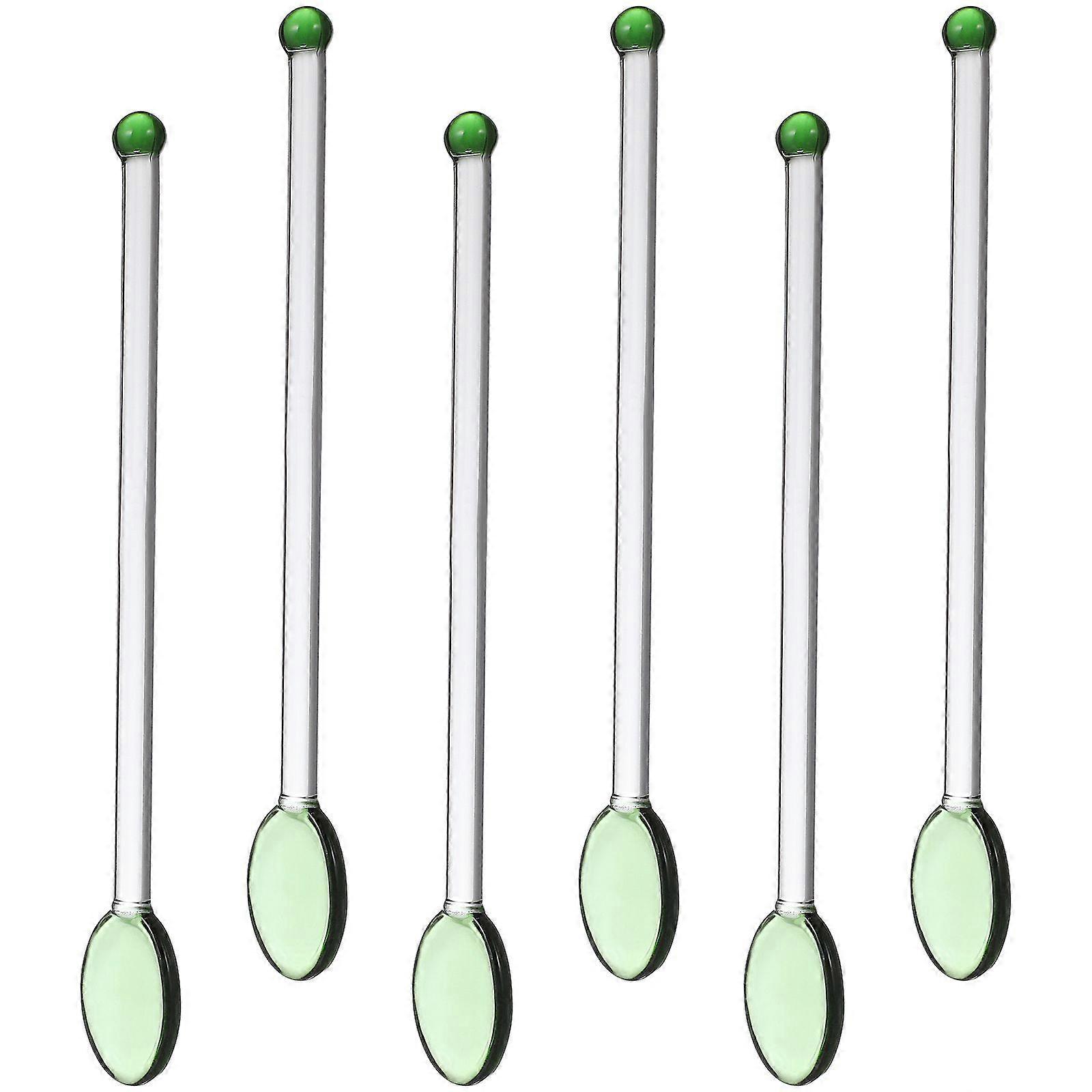 6Pcs Swizzle Sticks Professional Household Bar Swizzle Sticks (Assorted Color)