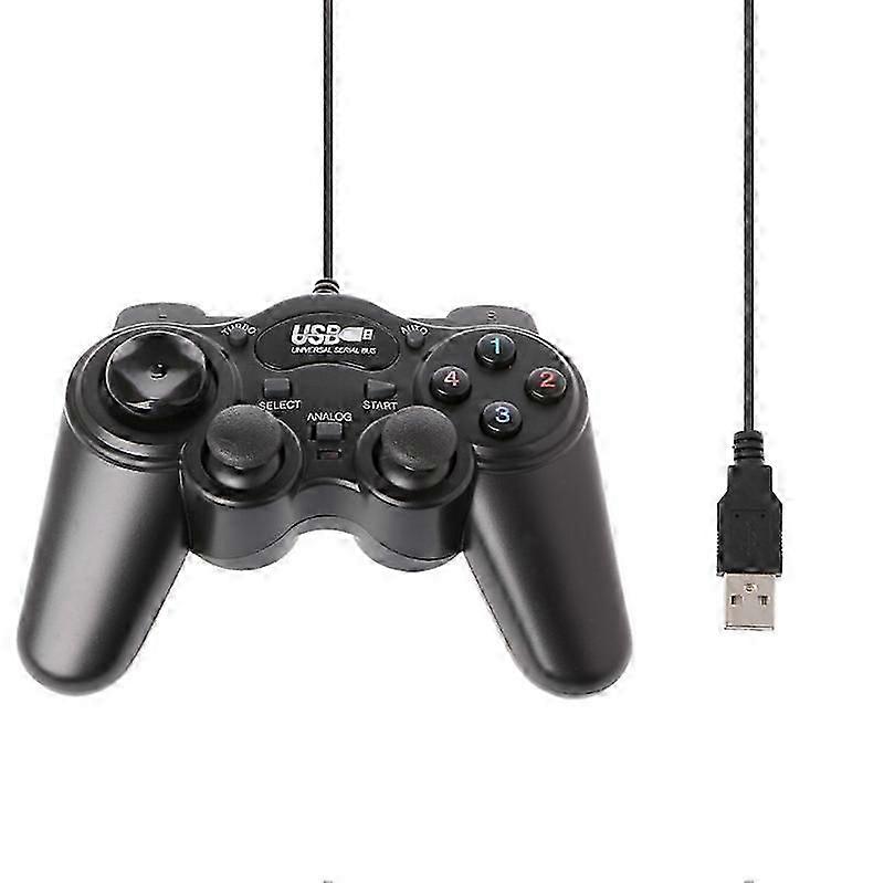 USB 2.0 Gamepad Gaming Joystick Wired Game Controller For PC Computer Laptop