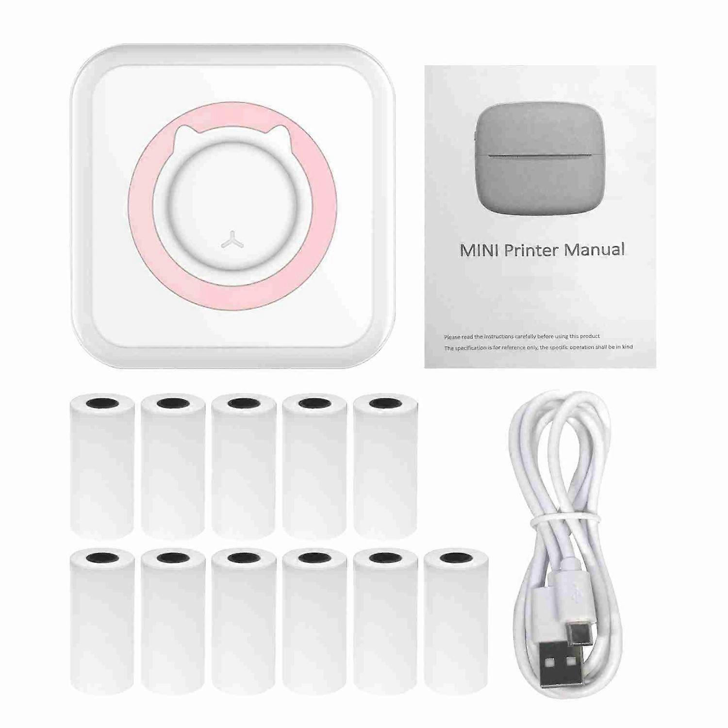 All-in-one Photo Printer Multifunction Portable Printer Wireless Instant Mini Printer Support BT Con