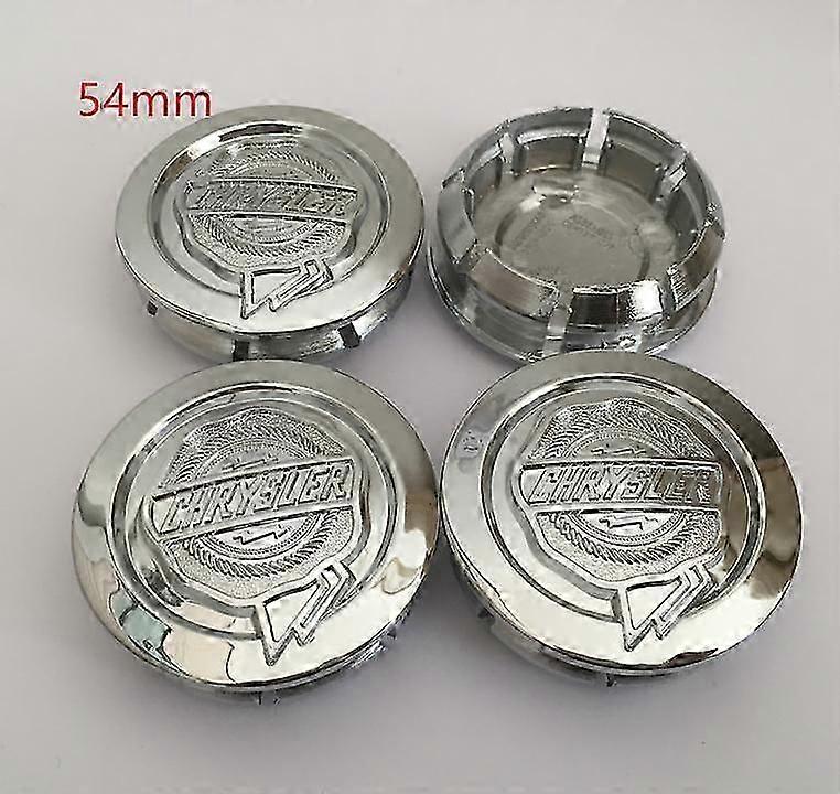 4pcs 54mm 56mm 60mm 64mm Chrysler 300c κεντρικό κάλυμμα πλήμνης καπακιού ρητίνης έμβλημα έμβλημα αυτοκόλλητο decal αξεσουάρ στυλ