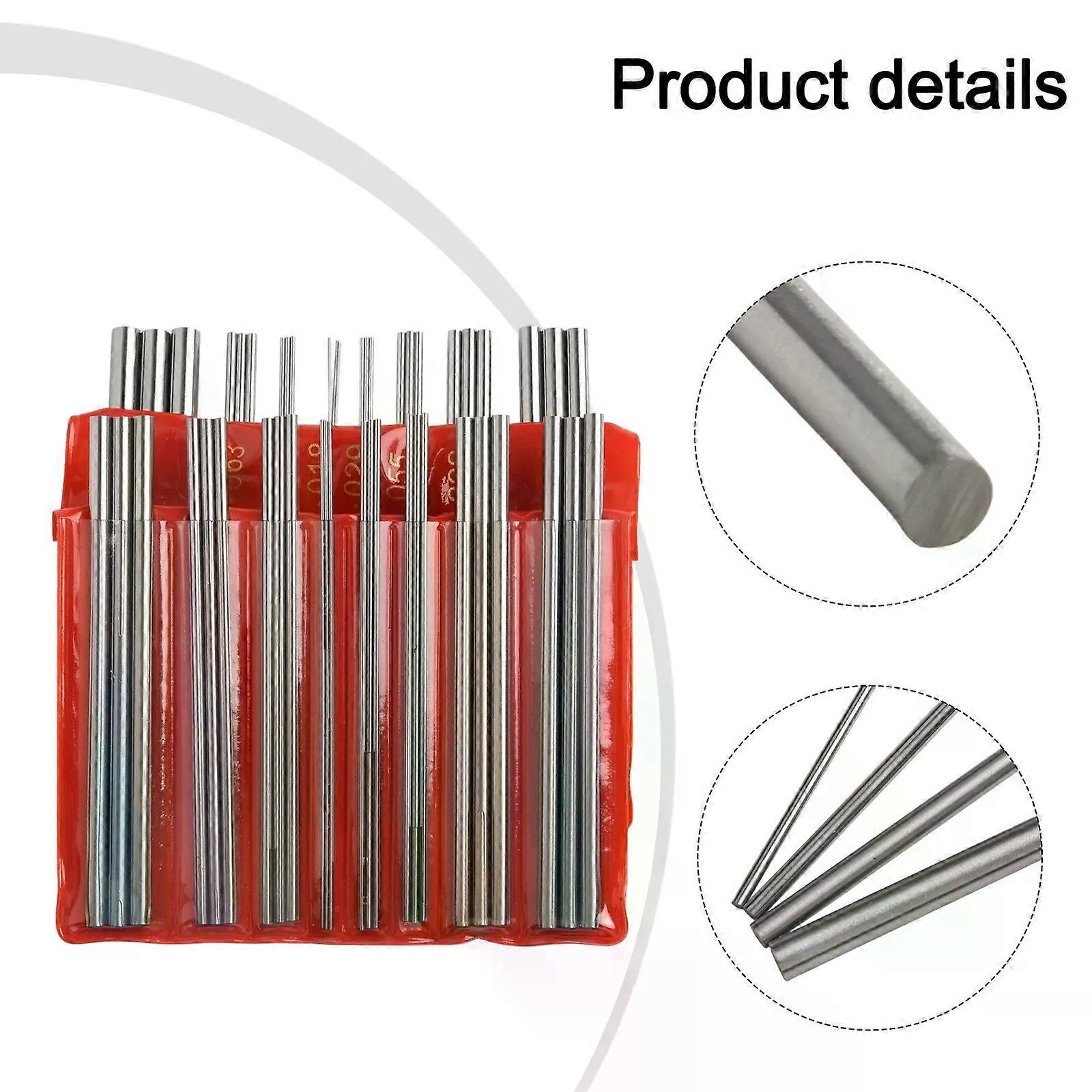 48pcs Thread Measuring Wire Set 05mm To 6mm Pitch Thread Wire 3-wire Test Wires For Measure External Threads 60inch Threads