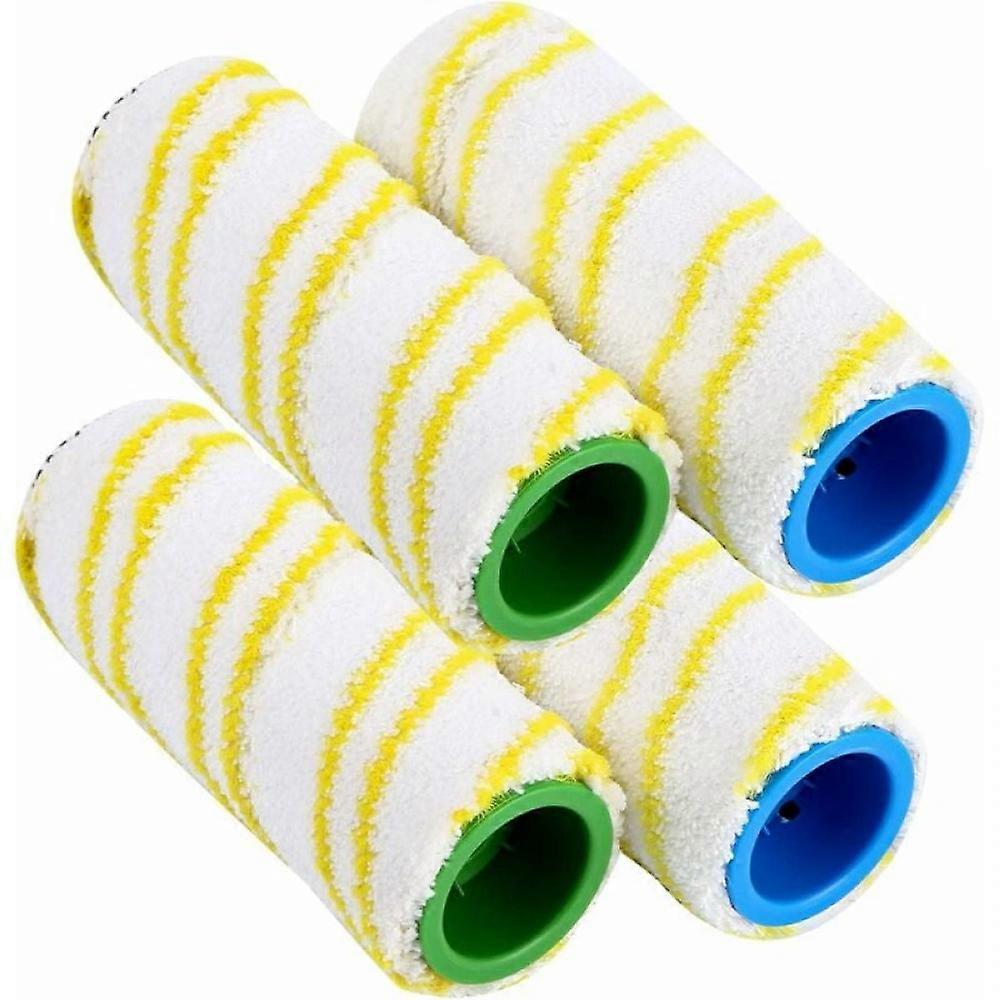 Replacement Rollers, Karcher FC7 FC5 FC3D FC3 Replacement Rollers (4pcs Yellow)
