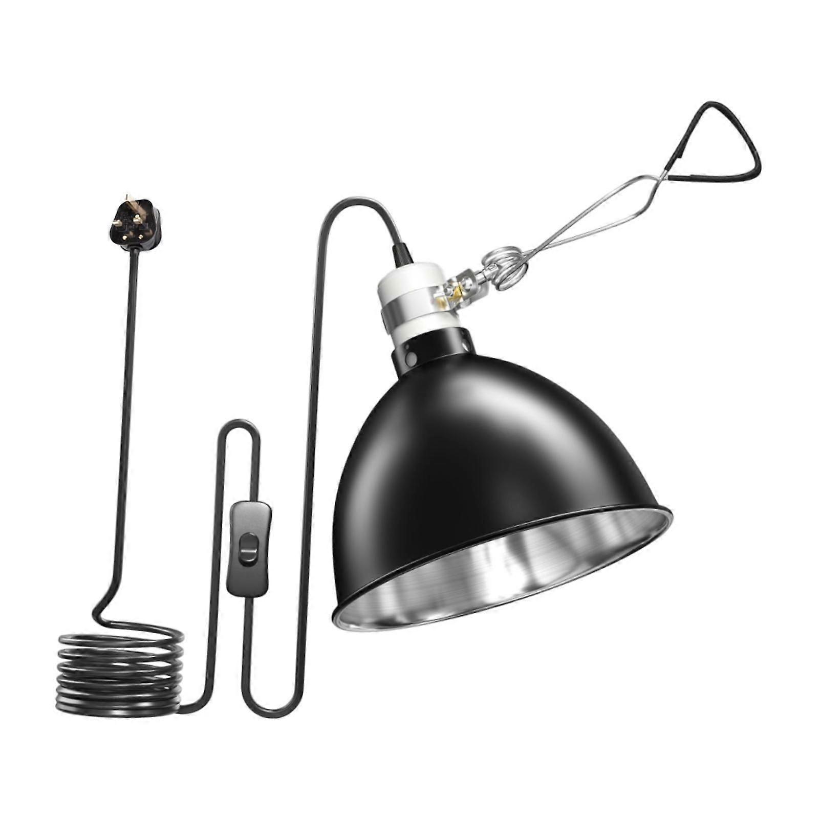 Reptile Light Fixture for Reptile Basking Dome for Iguanas Tortoises Lizards