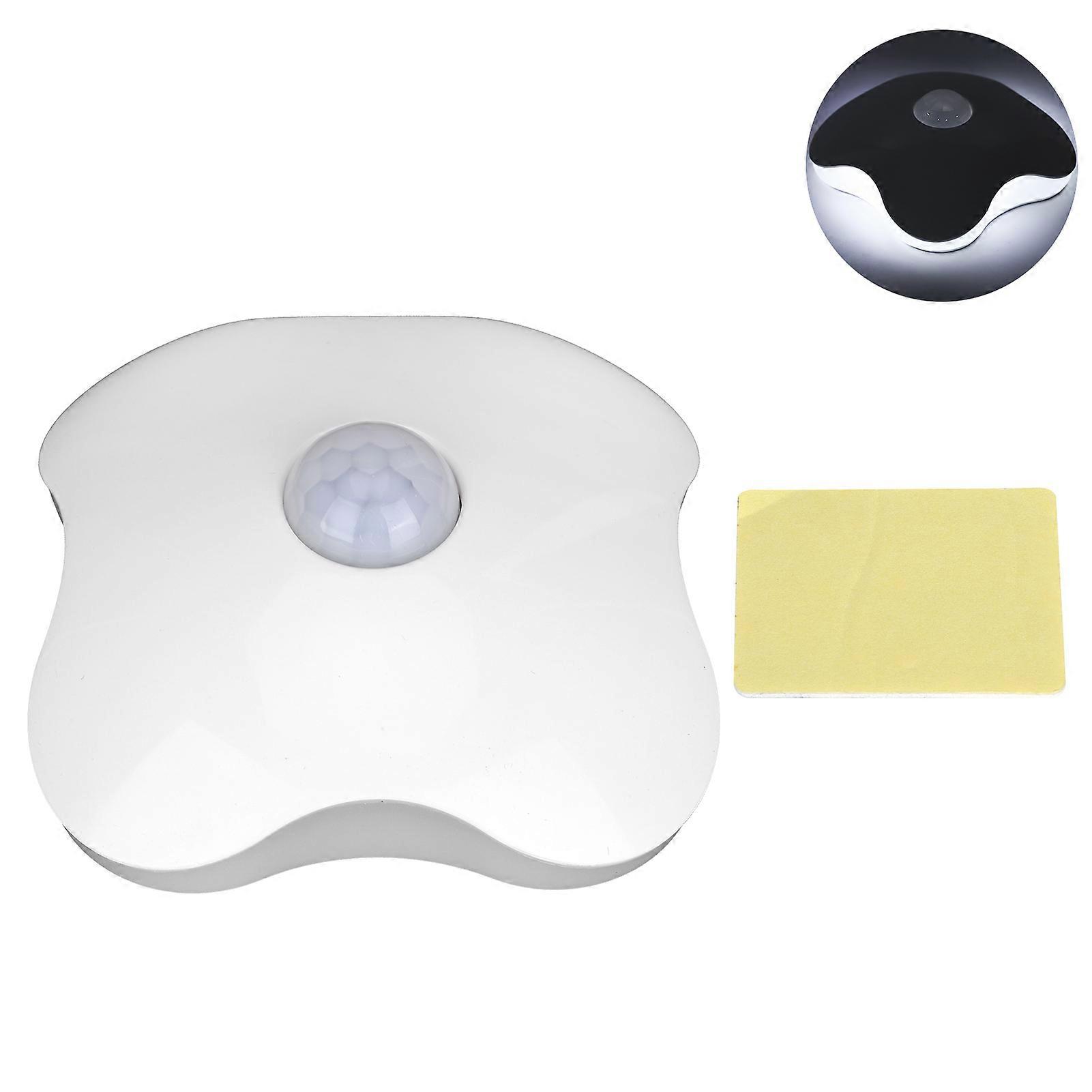 Motion and Sound Controlled LED Induction Night Lamp for Hallway, Adjustable Brightness, Energy Efficient, White Color