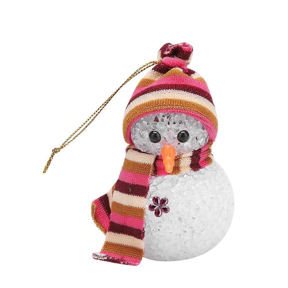 7 Color Changing Snowman Mood Lamp Battery Powered LED Night Light For Christmas Decor
