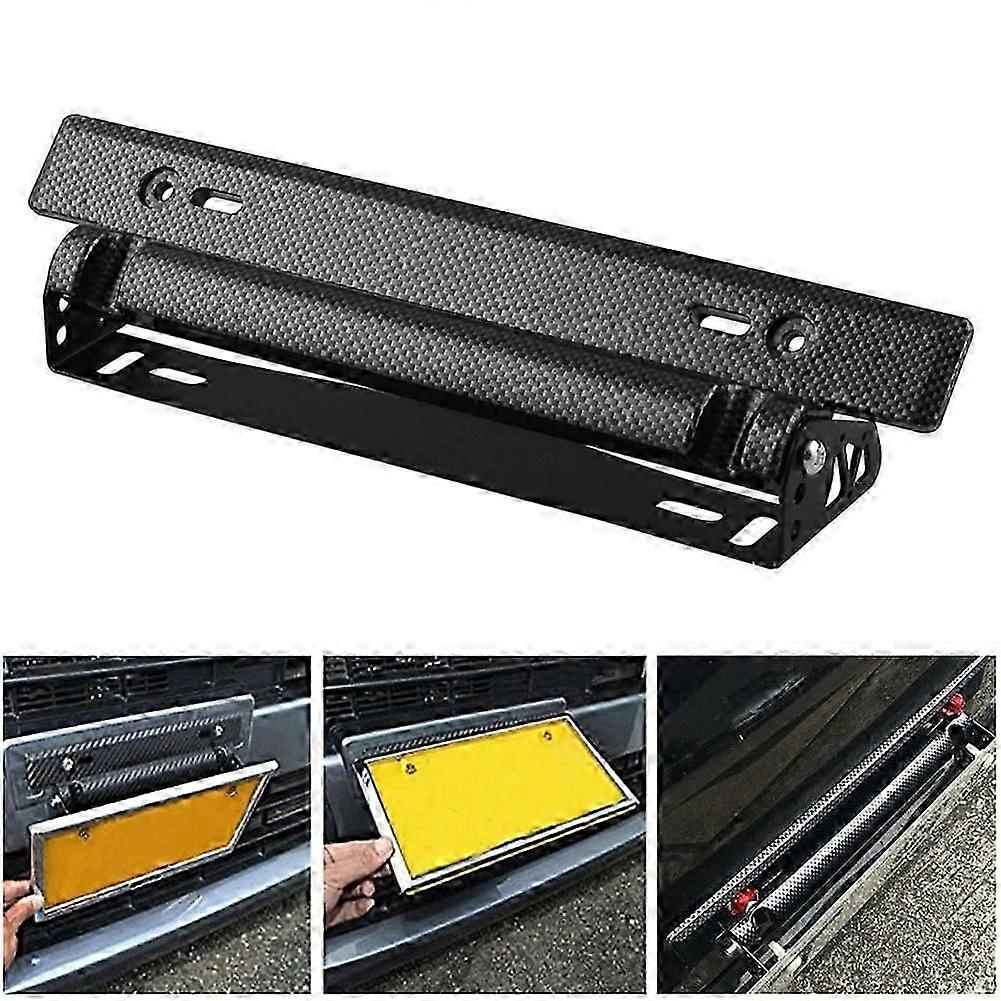 Universelle, verstellbare Nummernschildabdeckung, langlebiger, robuster Schutzrahmenschutz für Autos