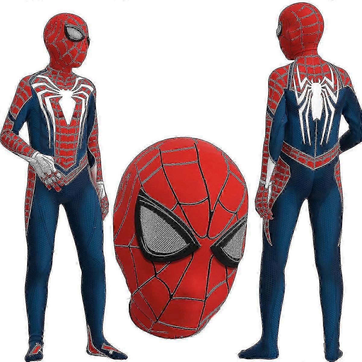 Spiderman Advanced Suit Party Jumpsuit Fitted Kids Clothes szfh