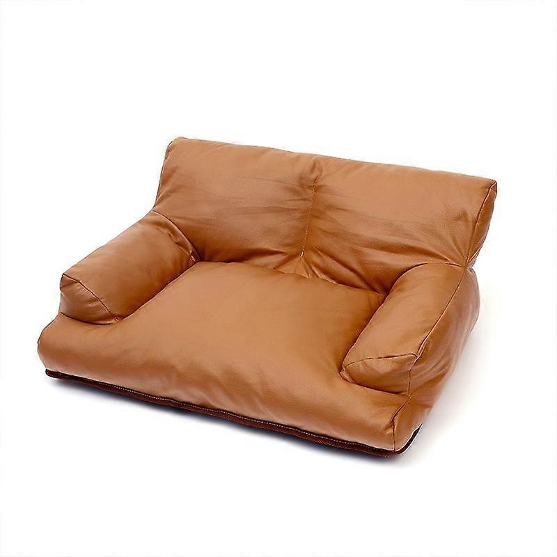2024 New Dog House Sofa Four Seasons Universal Pet Sofa High-Looking PU Cloth Cat Sofa Cat House