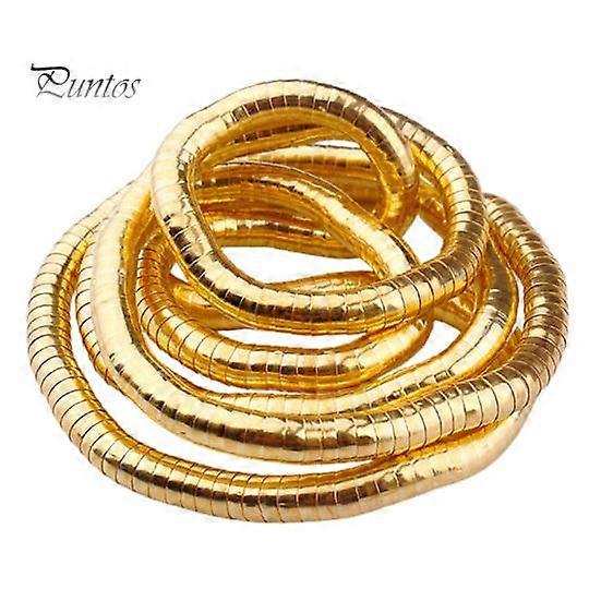 Unisex Individual Snake Chain Bendable Snake Necklace Luster Flexible Adjustable Design Hip Hop Style Street Dance Cosplay Performance Jewelry