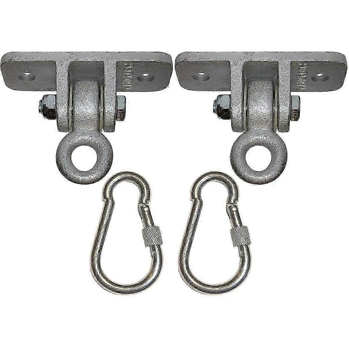Locking Snap Hooks | Heavy Duty Swing Hook Hangers Seat Trapeze Sets | Static Tension 5000 Lb Capacity DS