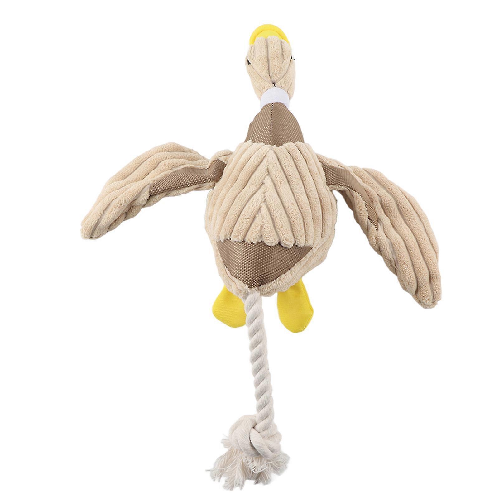 Duck-Shaped Cotton Rope Chew Toy for Dogs - Durable, Soft, Interactive Dog Toy for Aggressive Chewing, Ideal for Small to Medium Breeds
