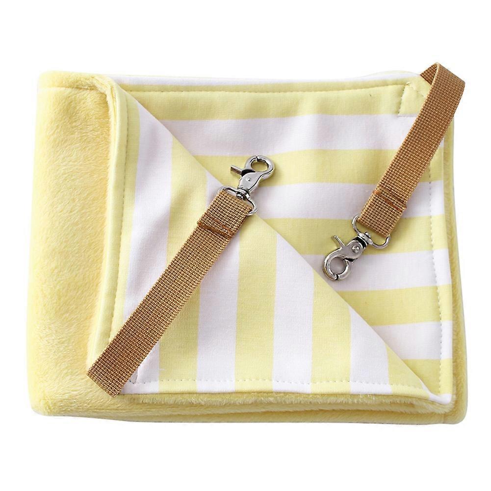 1PC Stripe Cat Hammock with Cushion, Dual-Sided Pet Bed