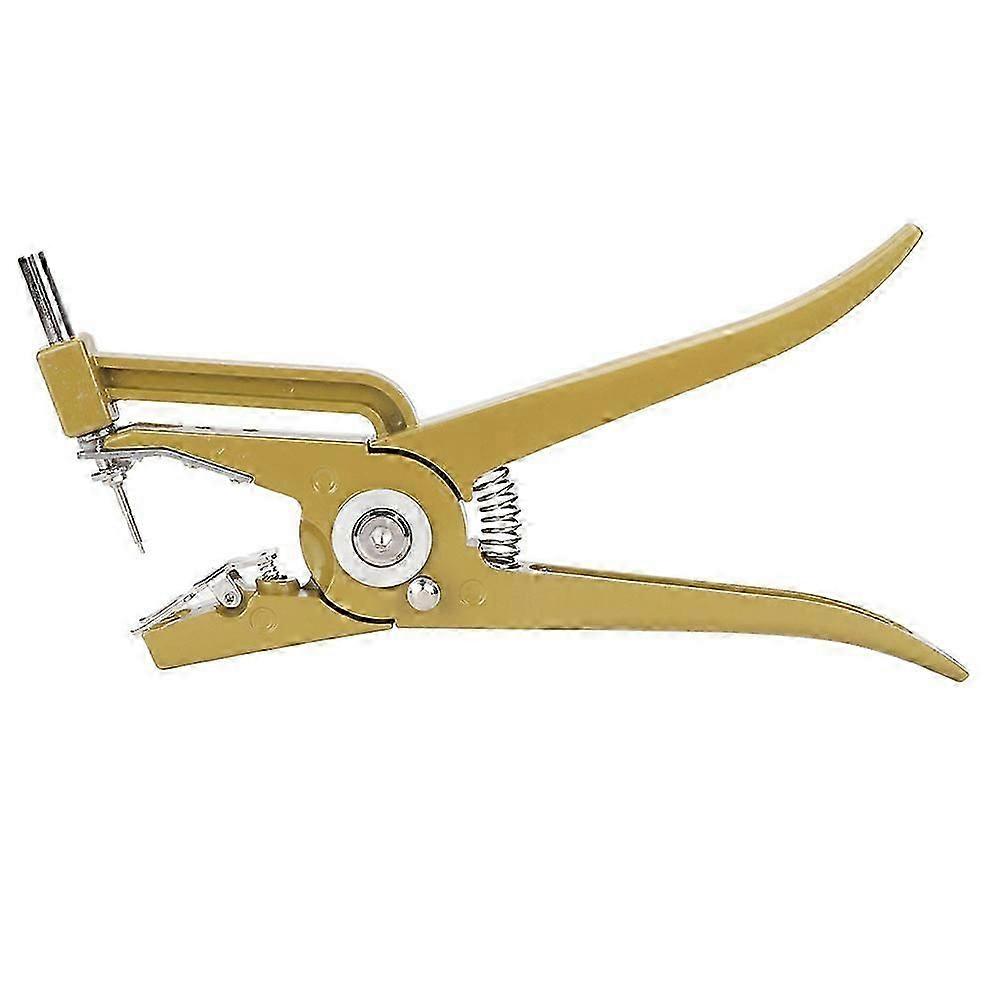 Hydraulic Vertical Pig Cow Cattle Poultry Ear Tag Plier Applicator Puncher Tagger