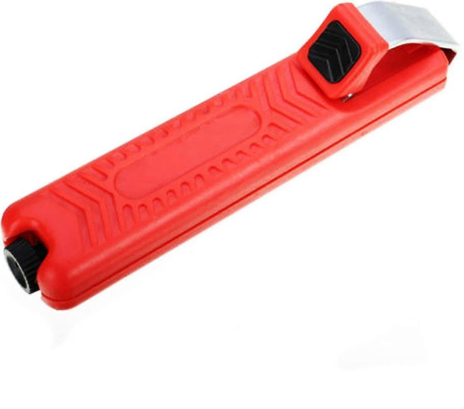 Mini Red Wire Stripper Crimping Tool for Rubber & Silicone Cables (1pc)