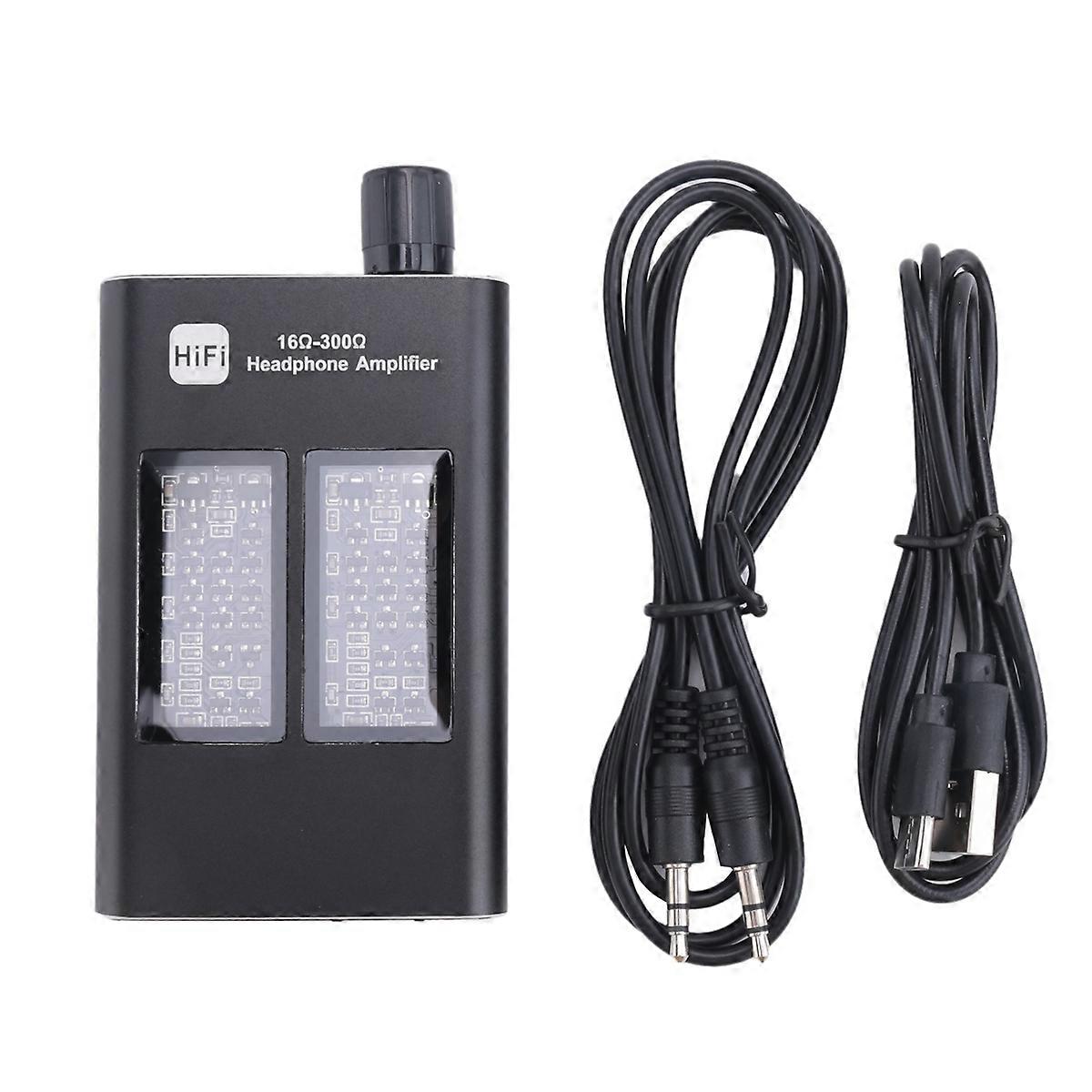 Class-A 16-300 Ohm HiFi Headphone Earphone Amplifier 3.5mm Jack Aux