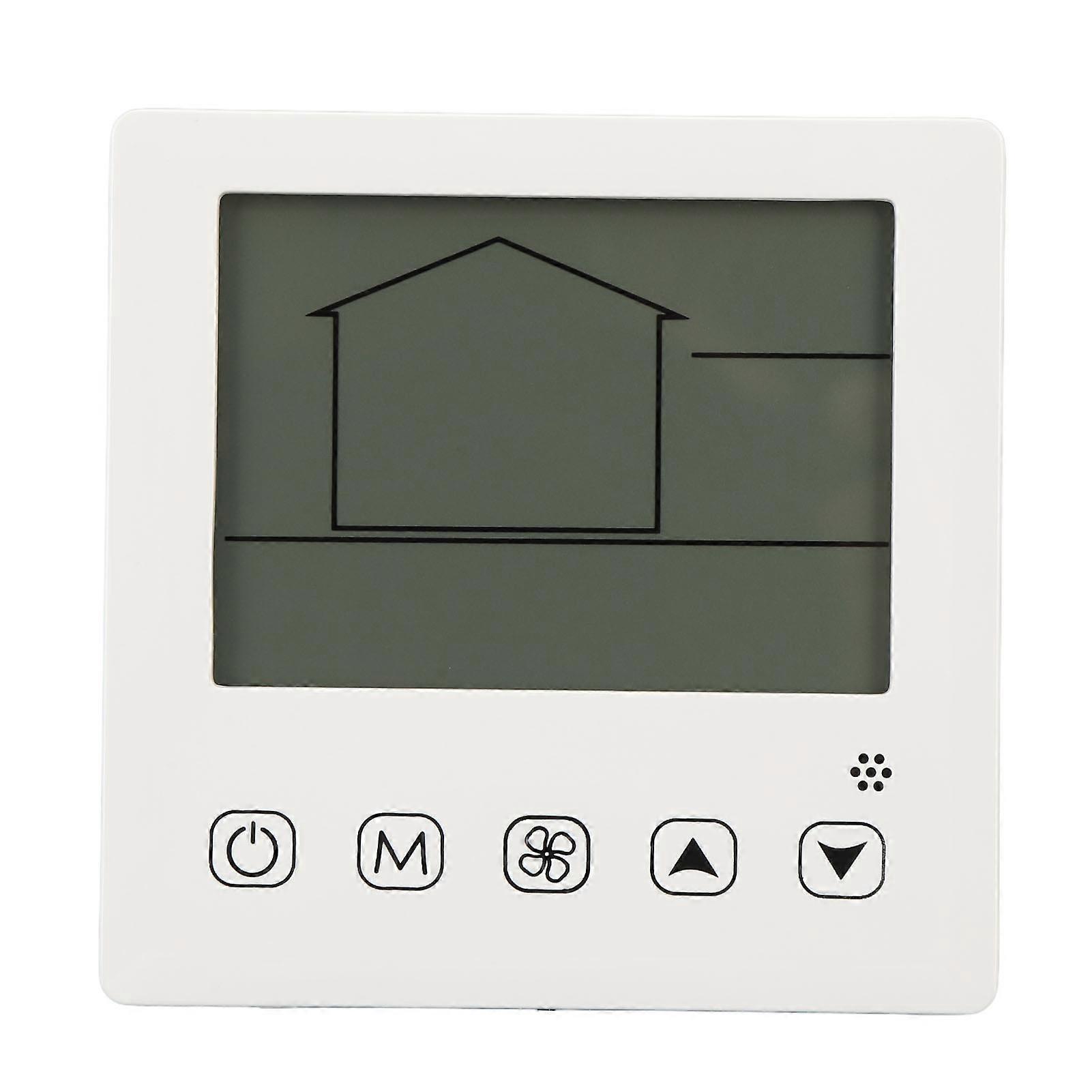 Air Conditioner Thermostat 220V Clear LCD Temp Humidity Control